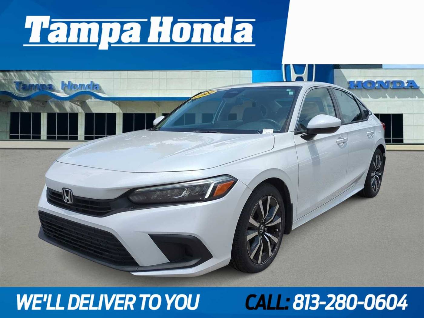 2022 Honda Civic EX — Sedan — 50,321 mi — Tampa, FL
