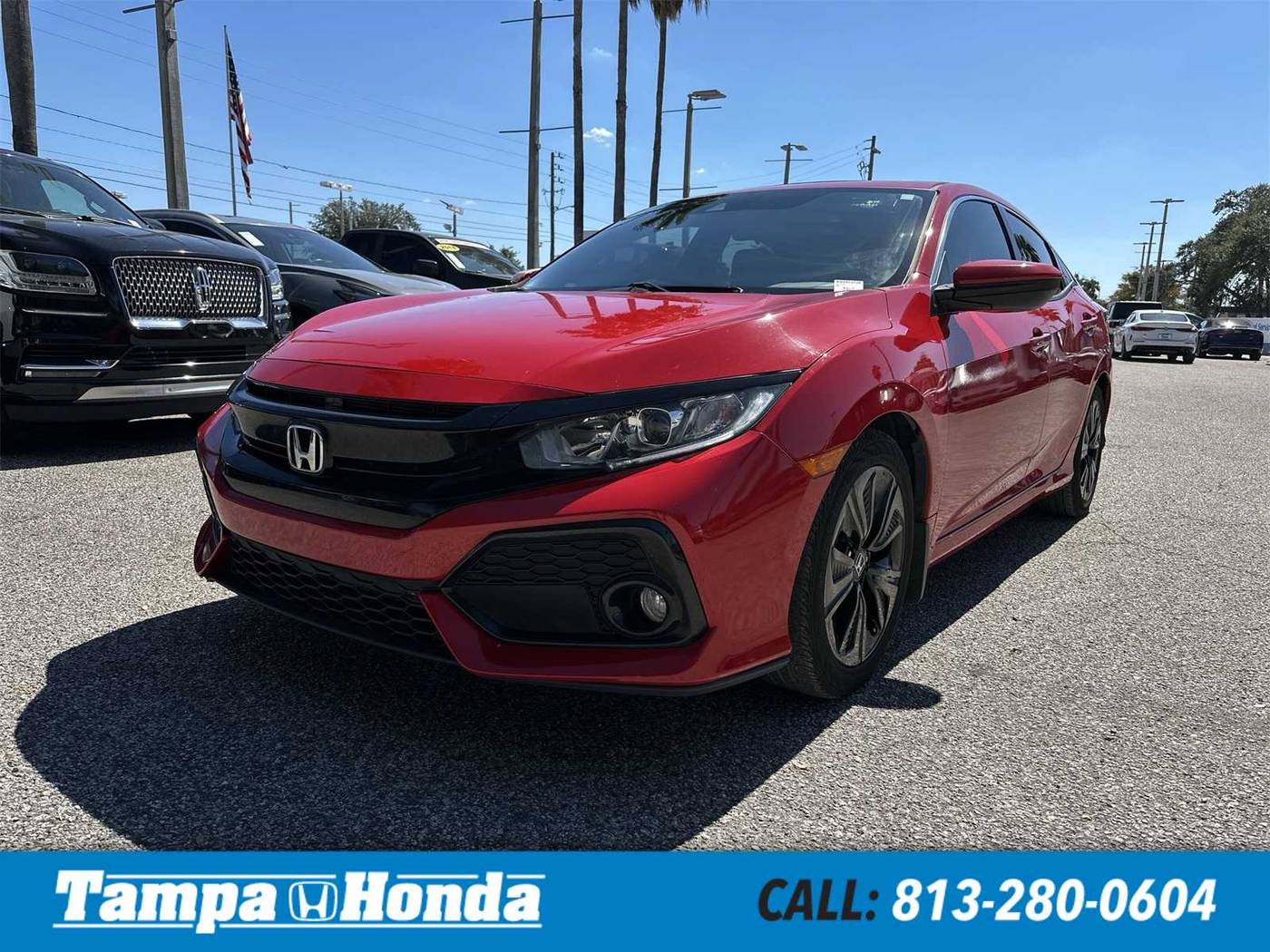 2019 Honda Civic EX — Hatchback — 88,024 mi — Tampa, FL