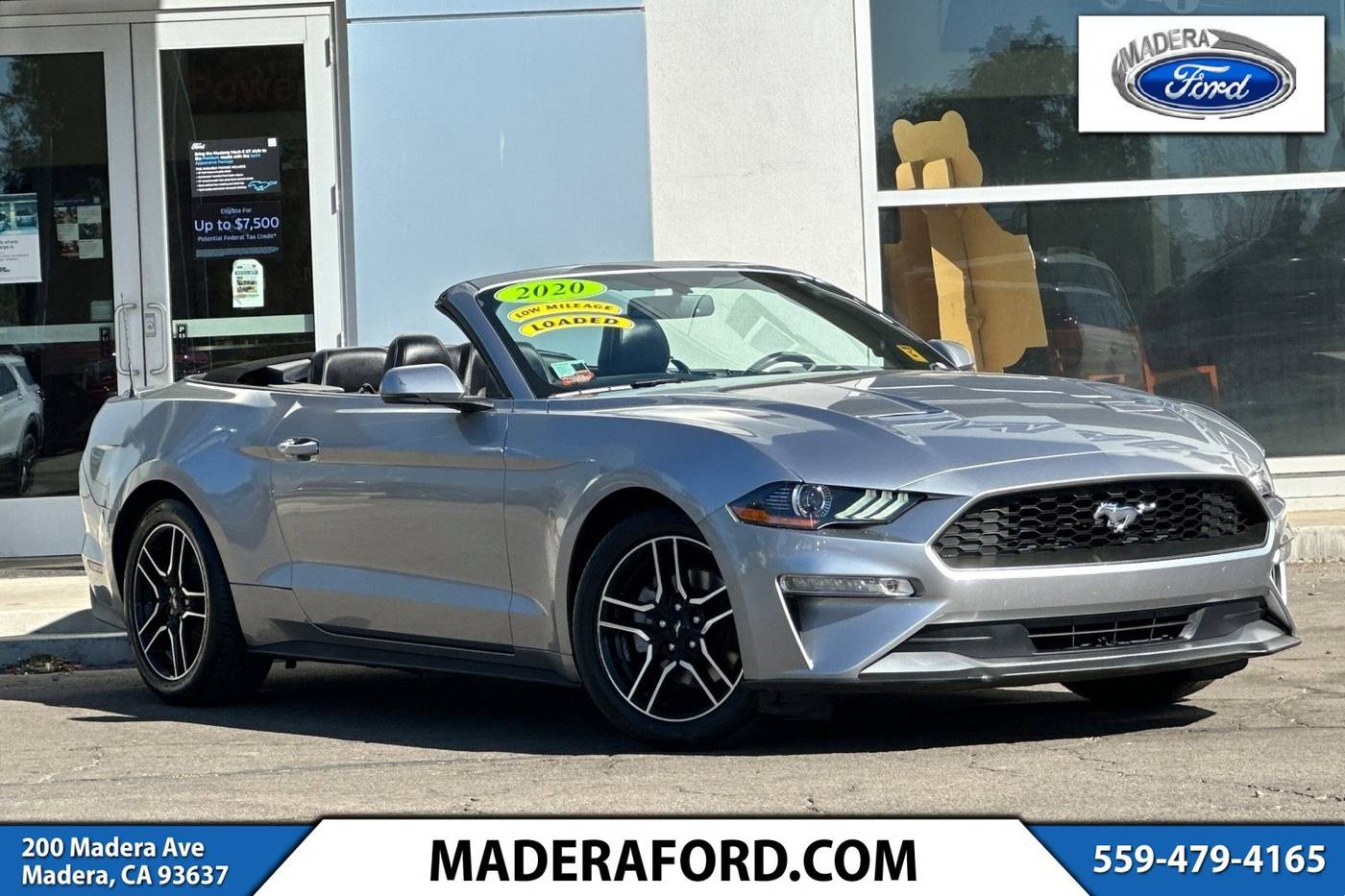 2020 Ford Mustang EcoBoost Premium — Convertible — 94,735 mi — Madera, CA
