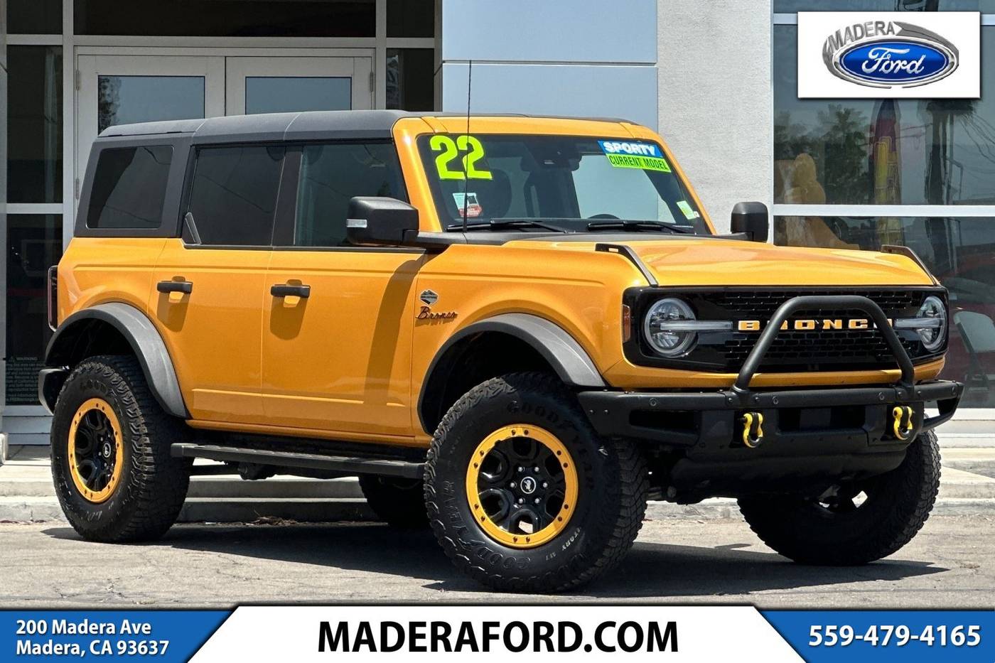 2022 Ford Bronco Wildtrak — SUV — 37,762 mi — Madera, CA