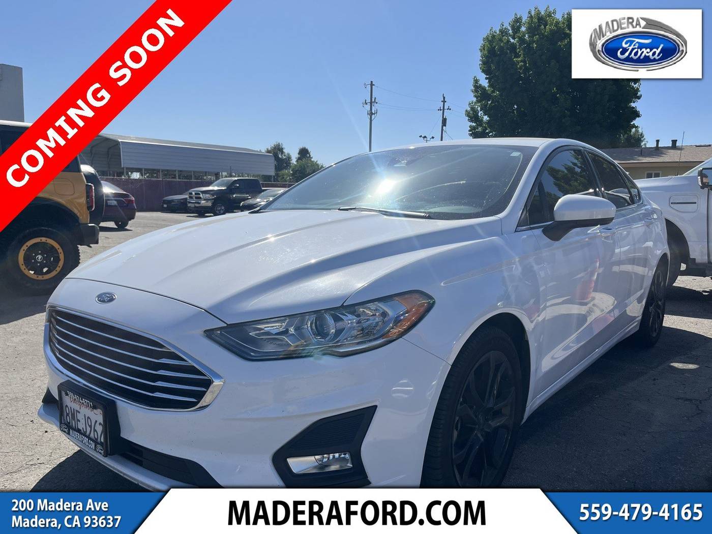 2019 Ford Fusion SE — Sedan — 95,654 mi — Madera, CA