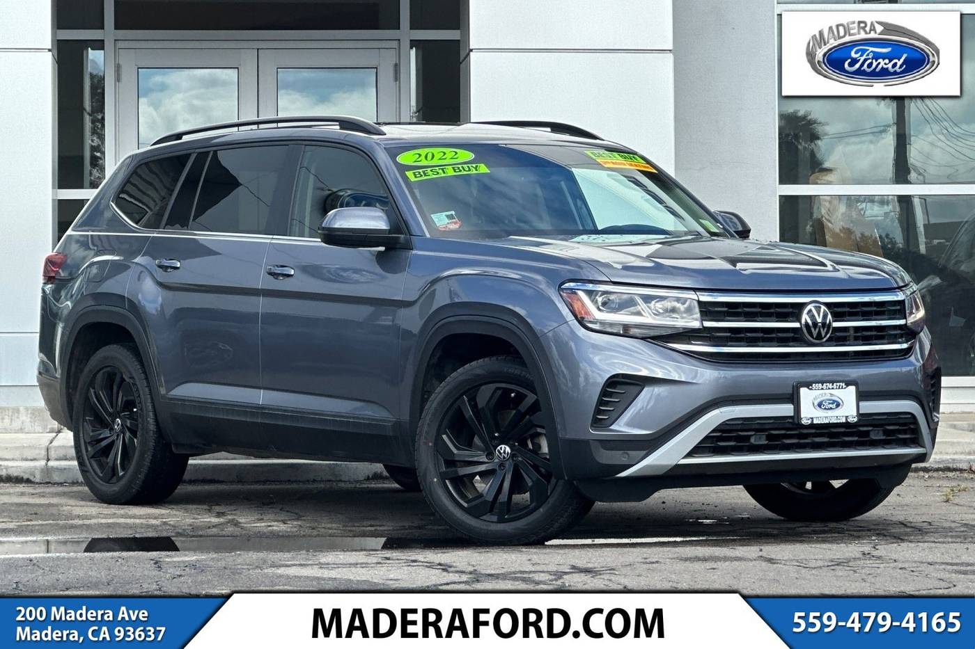2022 Volkswagen Atlas SE with Technology — SUV — 70,626 mi — Madera, CA