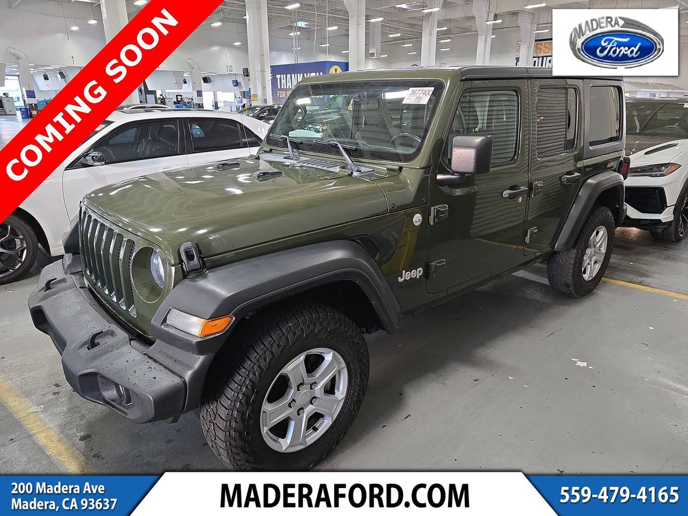 2021 Jeep Wrangler Sport S — SUV — 73,454 mi — Madera, CA