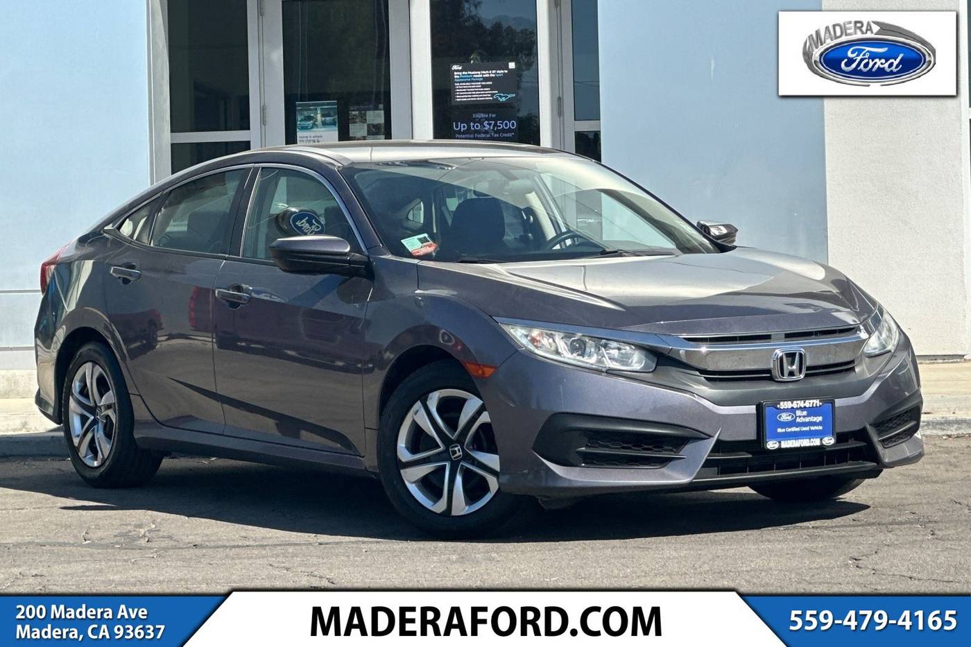 2018 Honda Civic LX — Sedan — 70,912 mi — Madera, CA