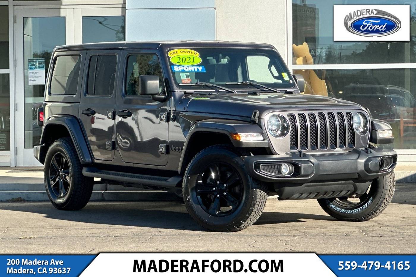 2021 Jeep Wrangler Sahara Altitude — SUV — 79,931 mi — Madera, CA