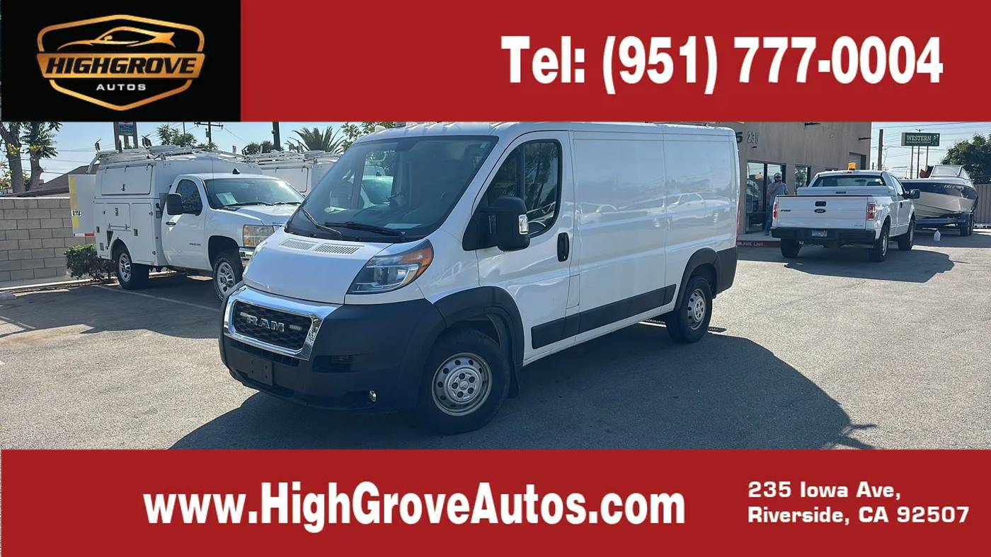 2019 Ram ProMaster Cargo Van 1500 — Cargo Van — 76,666 mi — Riverside, CA