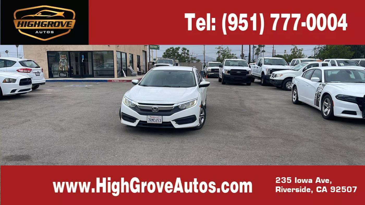 2016 Honda Civic LX — Sedan — 110,000 mi — Riverside, CA