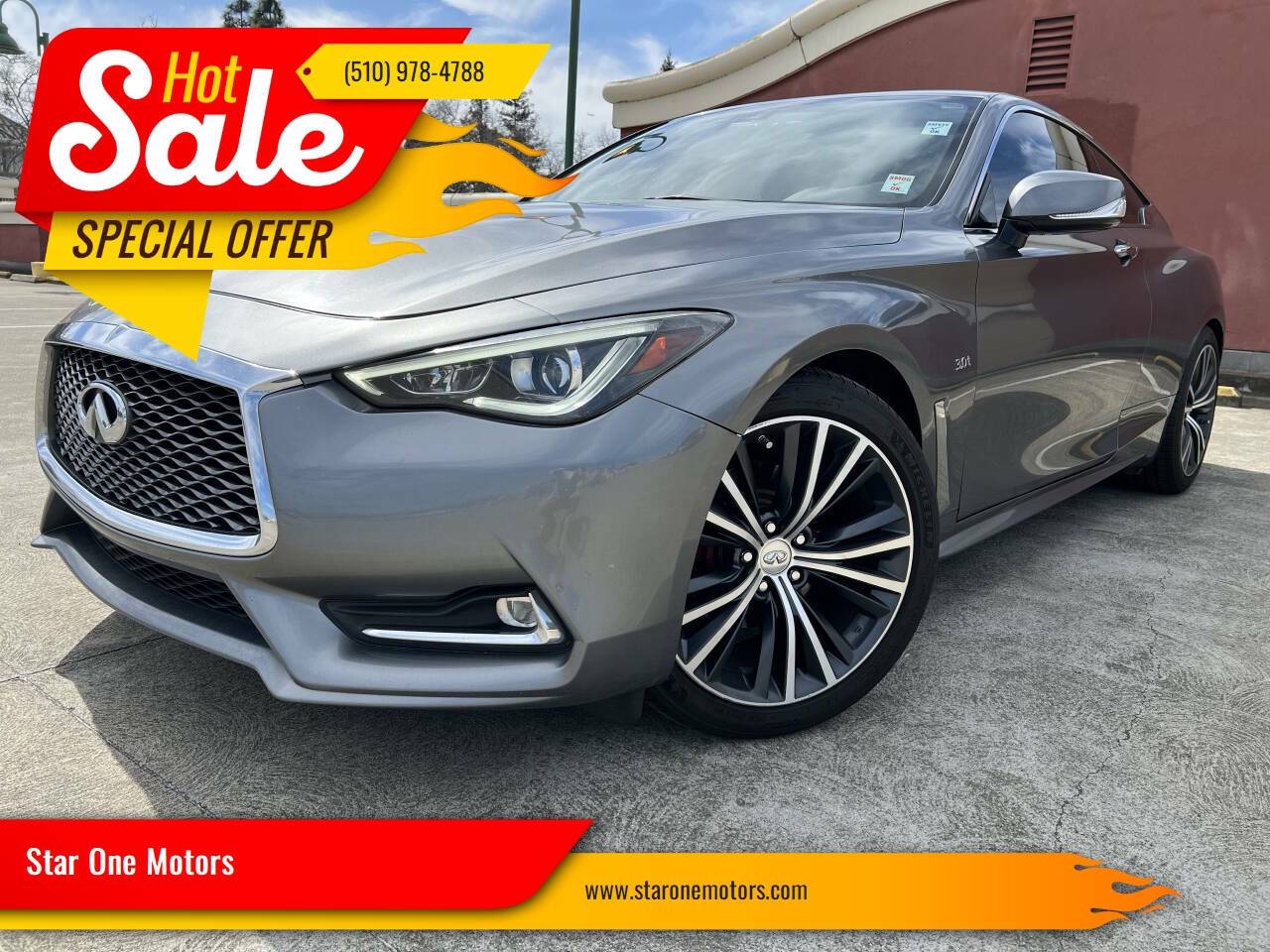 2018 INFINITI Q60 3.0t LUXE — Coupe — 134,313 mi — Hayward, CA
