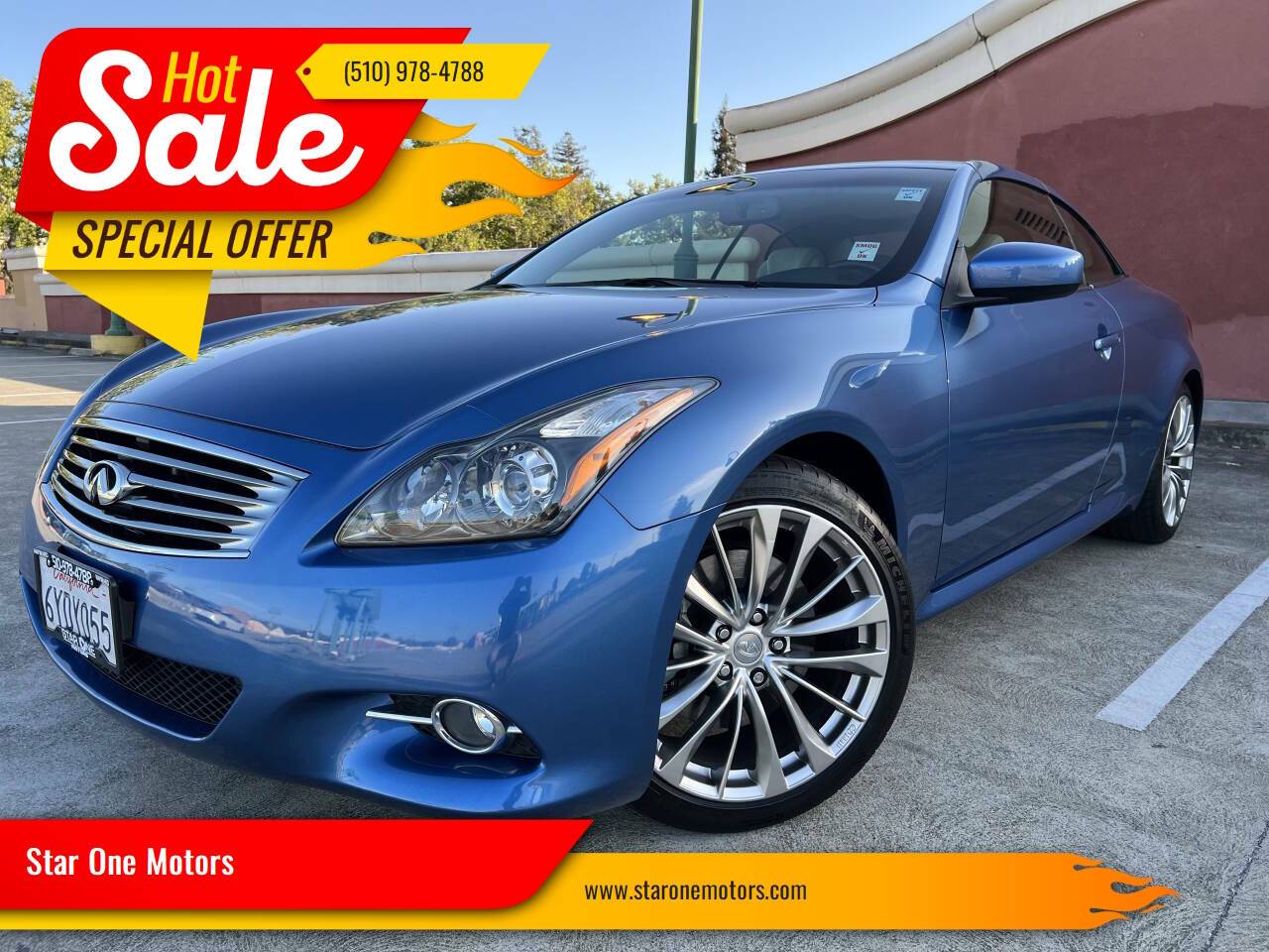 2013 INFINITI G G37 — Convertible — 73,448 mi — Hayward, CA