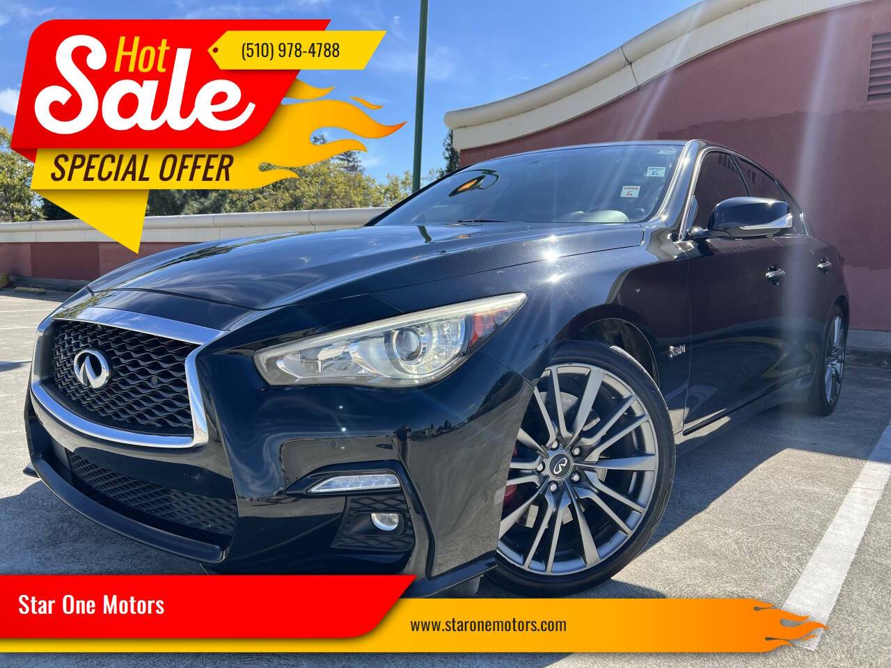 2019 INFINITI Q50 RED SPORT 400 — Sedan — 83,943 mi — Hayward, CA