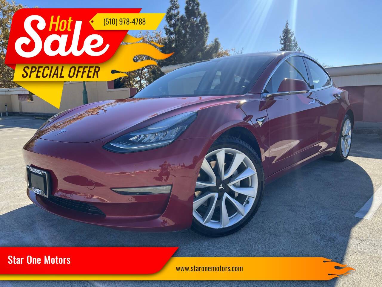 2018 Tesla Model 3 Mid Range — Sedan — 67,779 mi — Hayward, CA