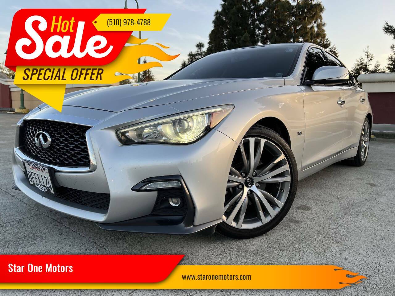 2018 INFINITI Q50 3.0t SPORT — Sedan — 93,343 mi — Hayward, CA