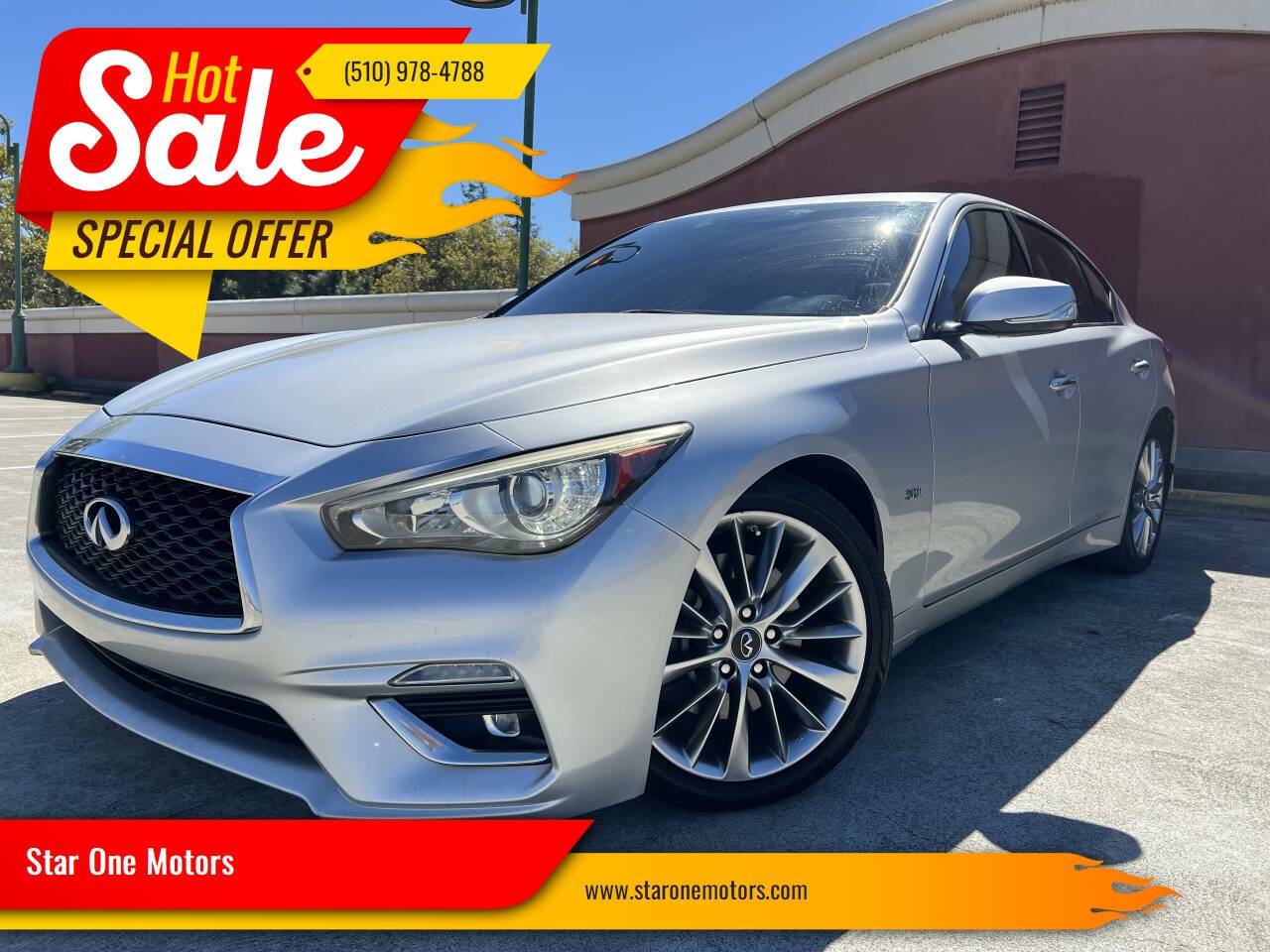 2018 INFINITI Q50 3.0t LUXE — Sedan — 91,170 mi — Hayward, CA