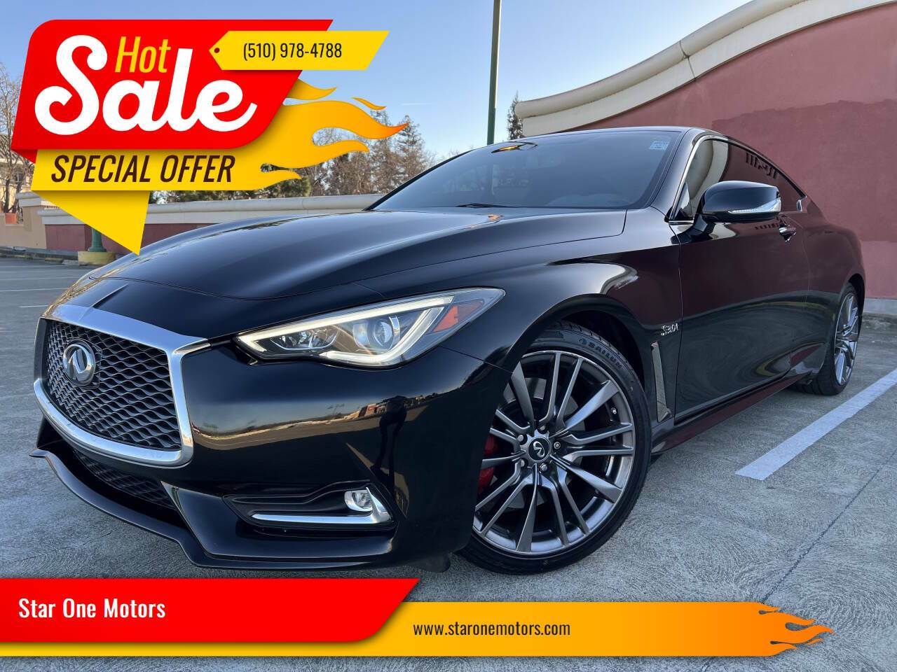 2017 INFINITI Q60 RED SPORT 400 — Coupe — 76,147 mi — Hayward, CA