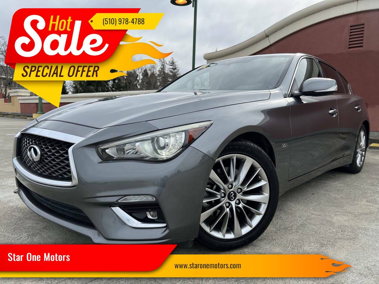 2018 INFINITI Q50 3.0t LUXE — Sedan — 91,437 mi — Hayward, CA