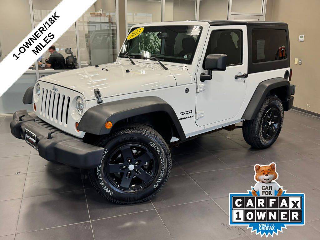 2013 Jeep Wrangler Sport — SUV — 18,562 mi — Westmont, IL