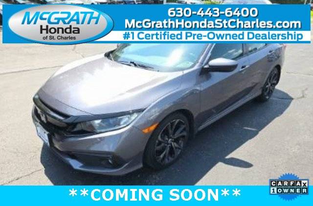 2019 Honda Civic Sport — Sedan — 54,514 mi — Saint Charles, IL