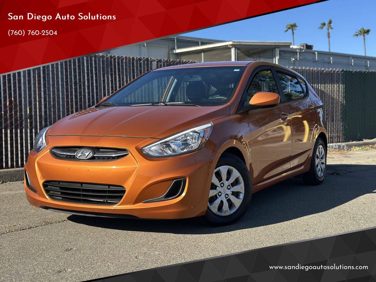 2017 Hyundai Accent SE — Hatchback — 140,548 mi — Oceanside, CA