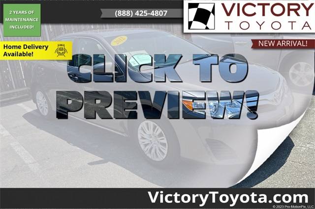 2012 Toyota Camry LE — Sedan — 32,869 mi — Seaside, CA