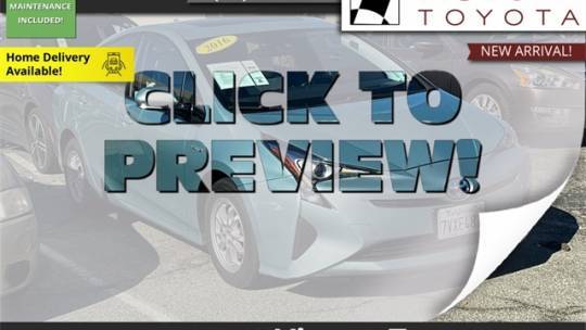2016 Toyota Prius Four — Hatchback — 49,662 mi — Seaside, CA