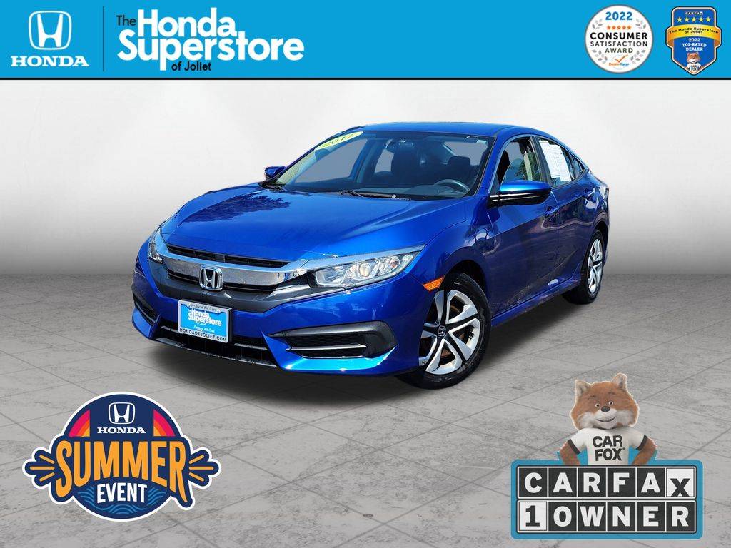 2017 Honda Civic LX — Sedan — 88,284 mi — Joliet, IL