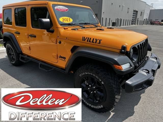 2021 Jeep Wrangler Willys — SUV — 21,674 mi — Greenfield, IN