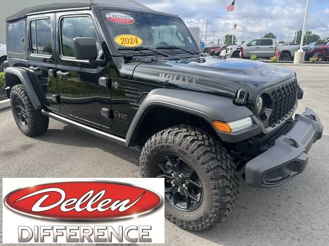 2024 Jeep Wrangler Willys — SUV — 9,836 mi — Greenfield, IN