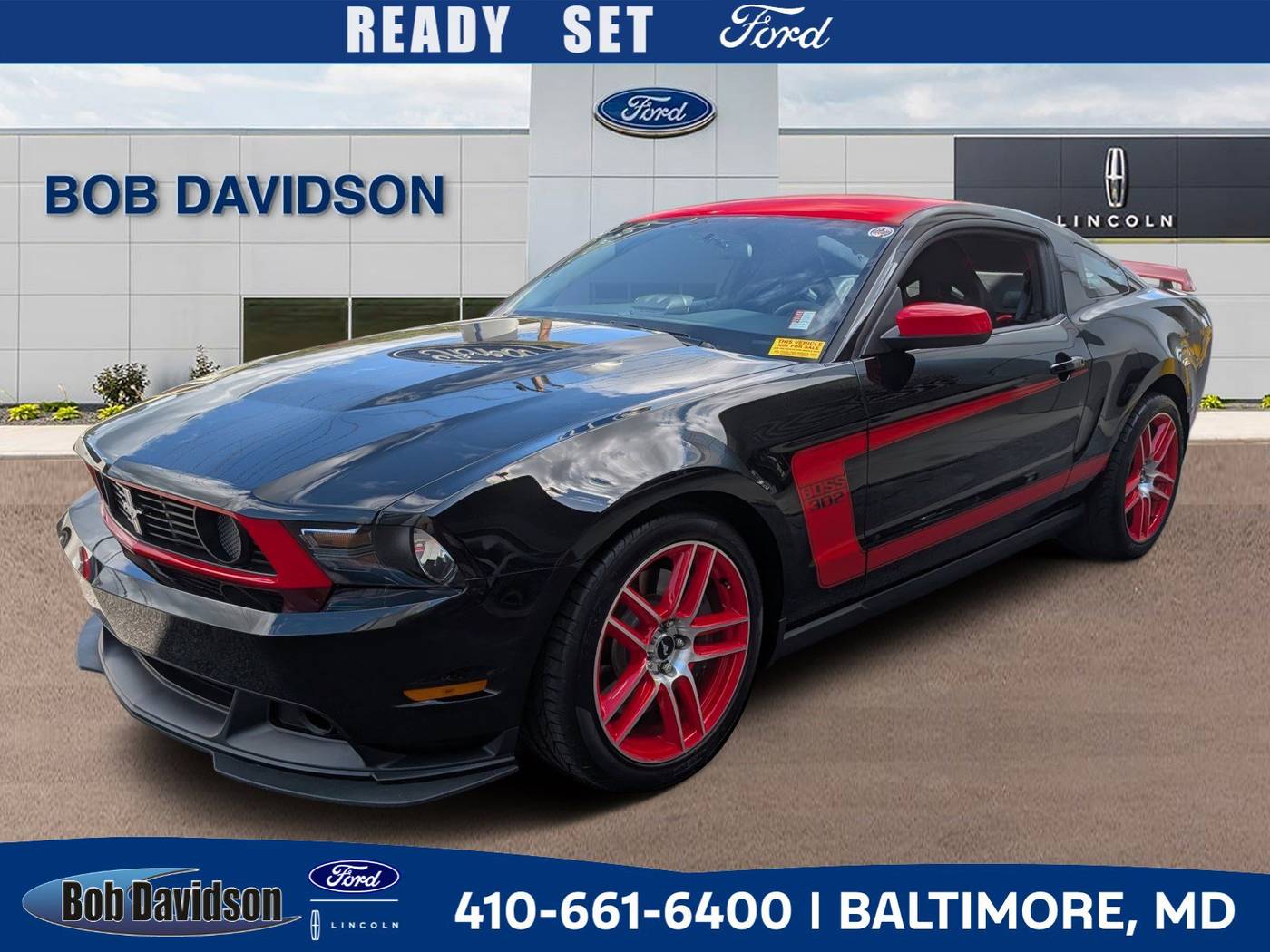 2012 Ford Mustang Boss 302 — Coupe — 1,253 mi — Baltimore, MD