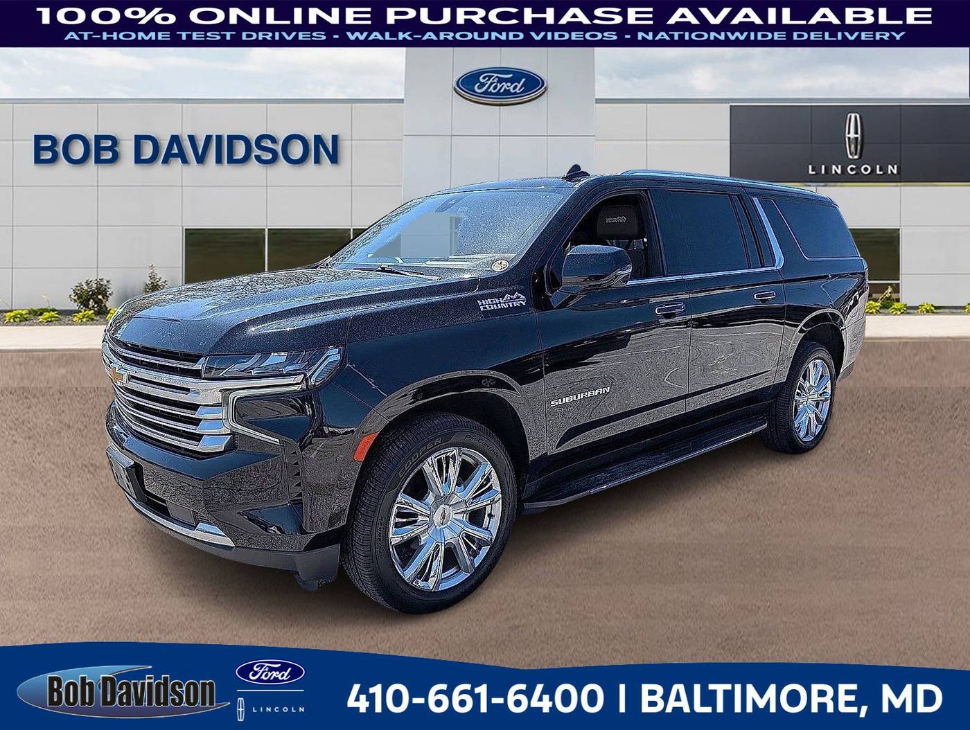 2021 Chevrolet Suburban High Country — SUV — 89,738 mi — Baltimore, MD
