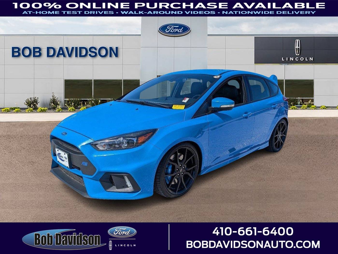 2016 Ford Focus RS — Hatchback — 74,397 mi — Baltimore, MD