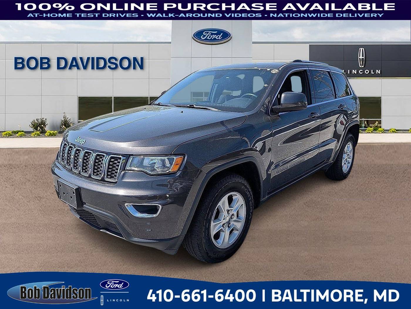 2017 Jeep Grand Cherokee Laredo — SUV — 99,100 mi — Baltimore, MD
