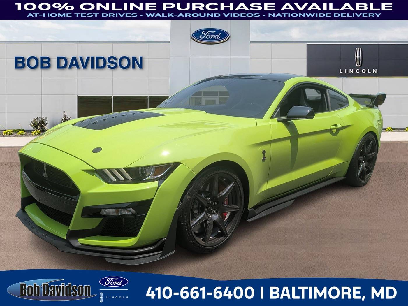 2020 Ford Mustang Shelby GT500 — Coupe — 946 mi — Baltimore, MD