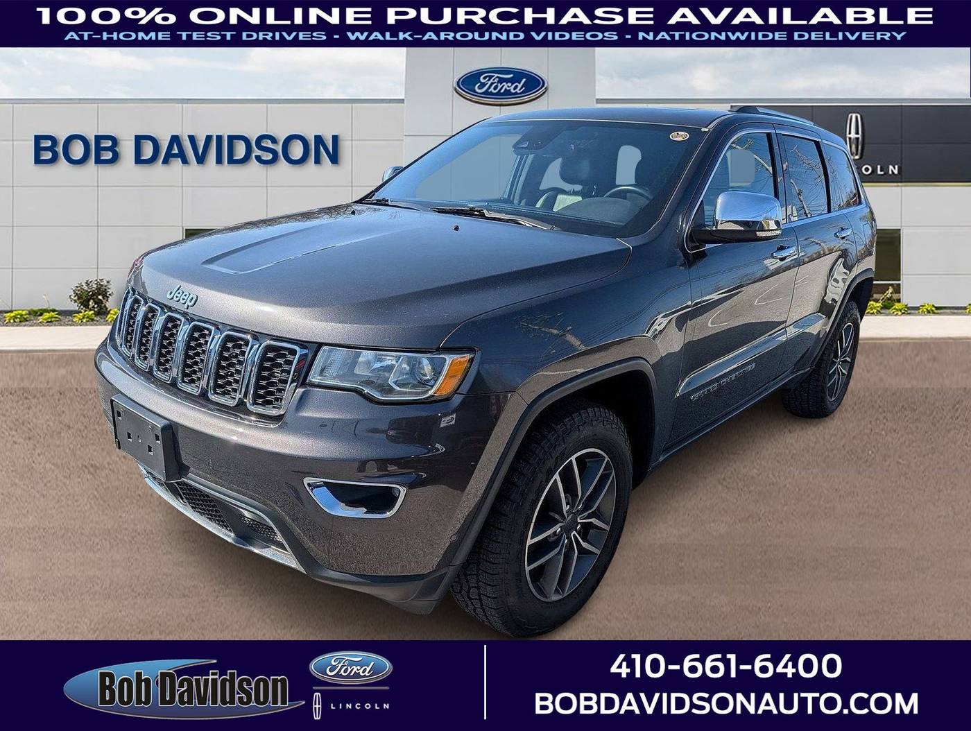 2020 Jeep Grand Cherokee Limited — SUV — 46,482 mi — Baltimore, MD