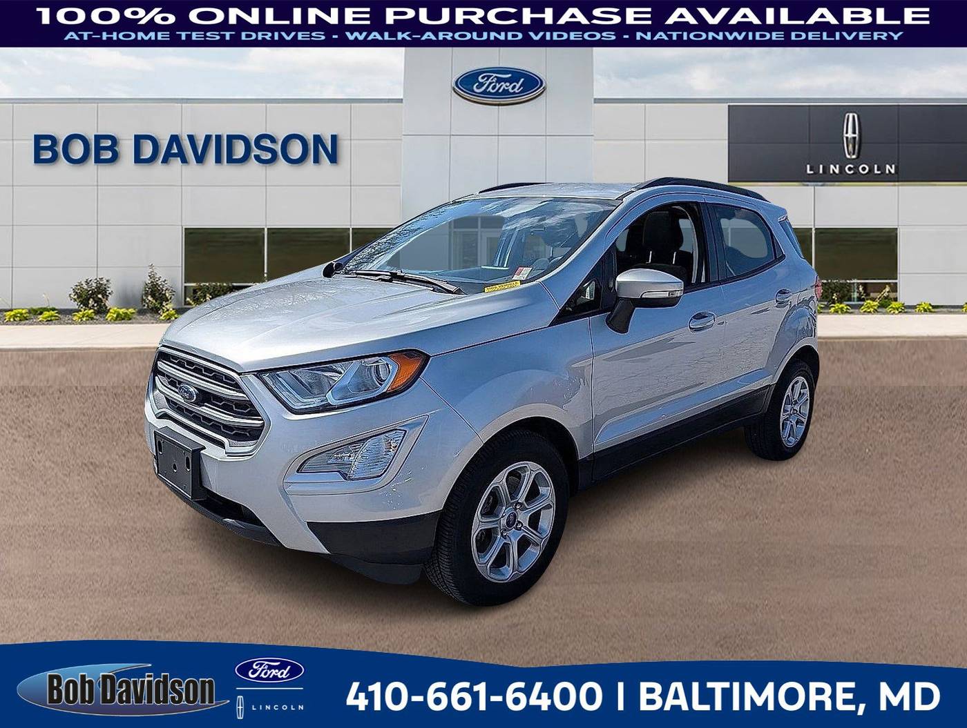 2021 Ford EcoSport SE — SUV — 20,866 mi — Baltimore, MD