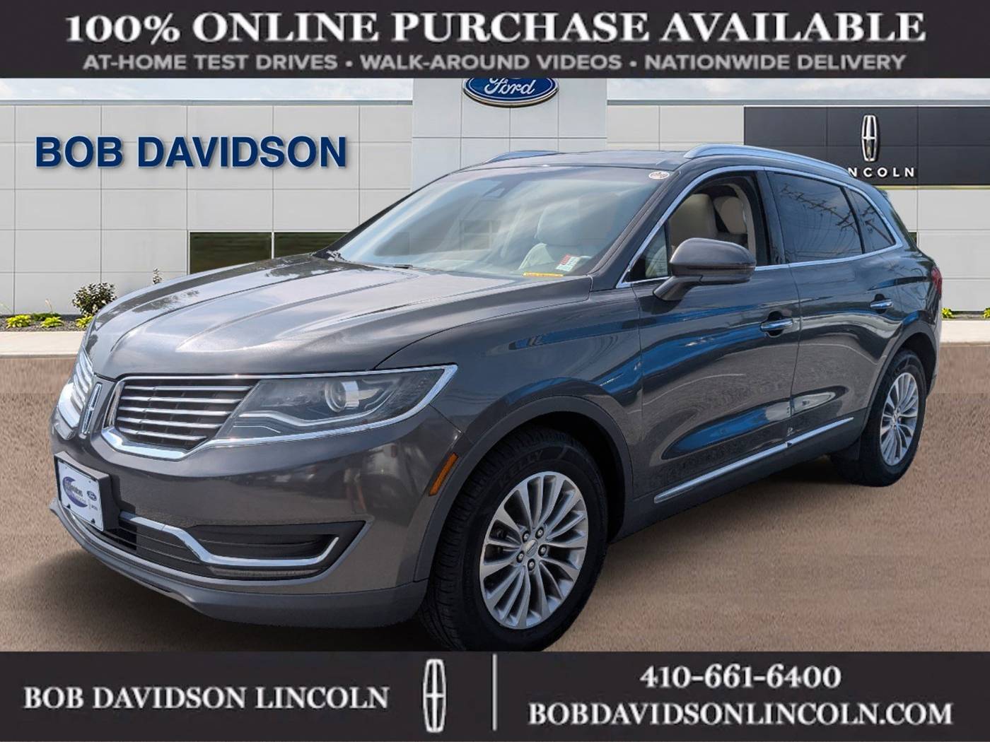 2017 Lincoln MKX Select — SUV — 60,811 mi — Baltimore, MD