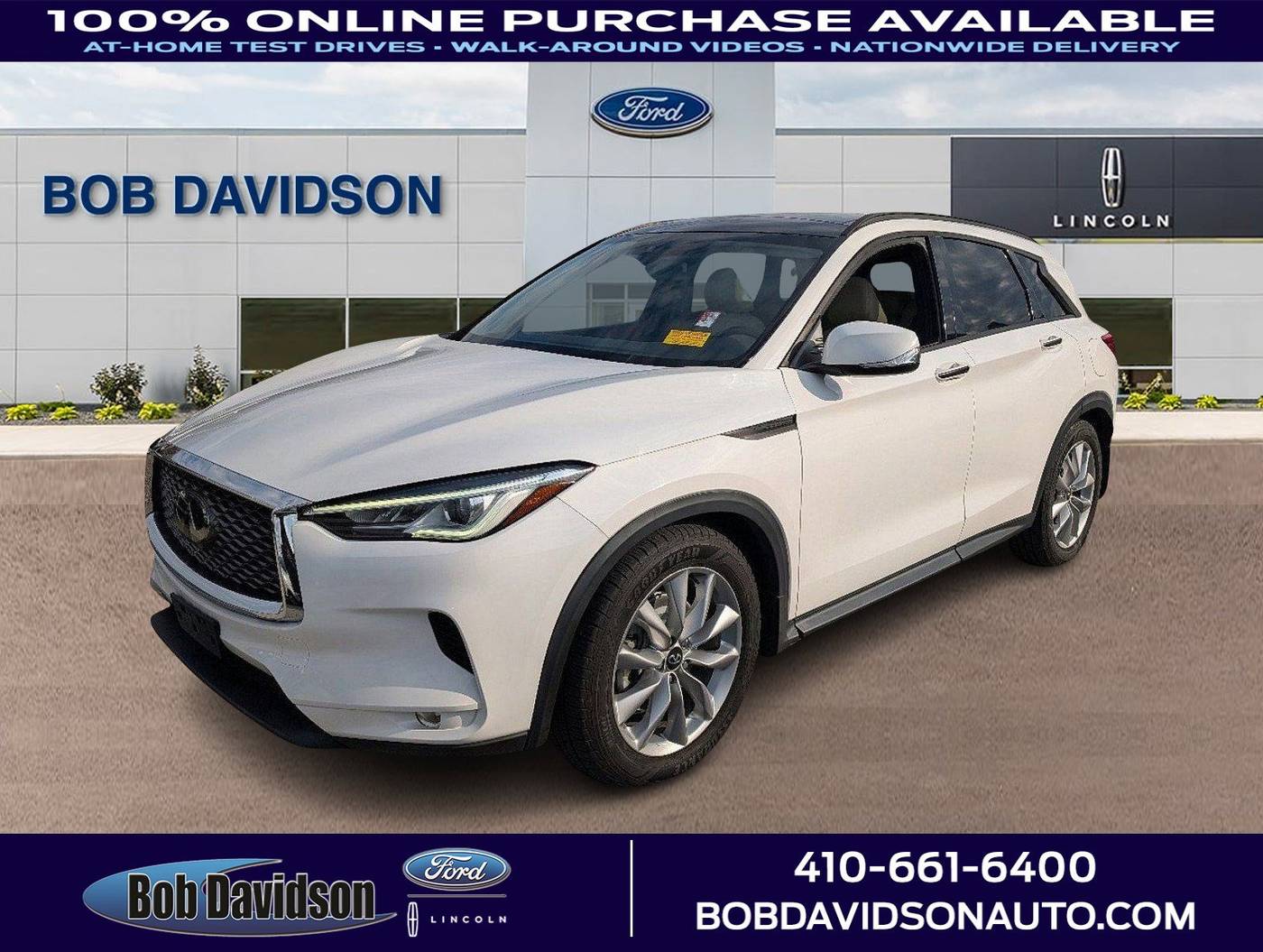 2021 INFINITI QX50 LUXE — SUV — 64,234 mi — Baltimore, MD