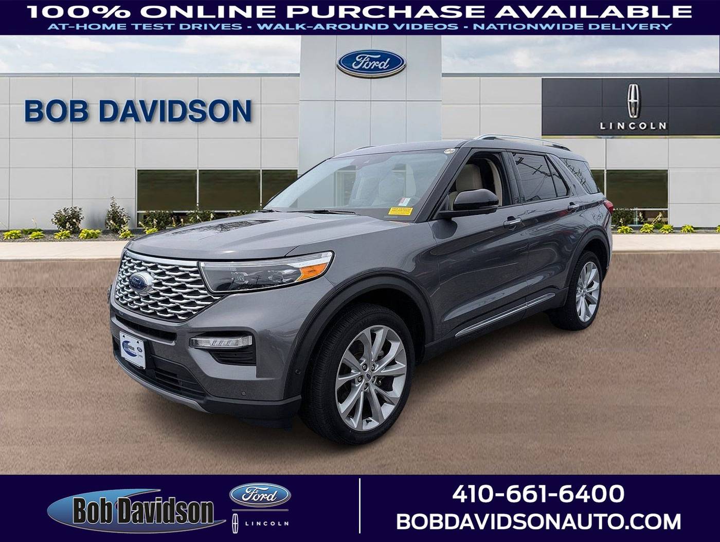 2021 Ford Explorer Platinum — SUV — 64,201 mi — Baltimore, MD