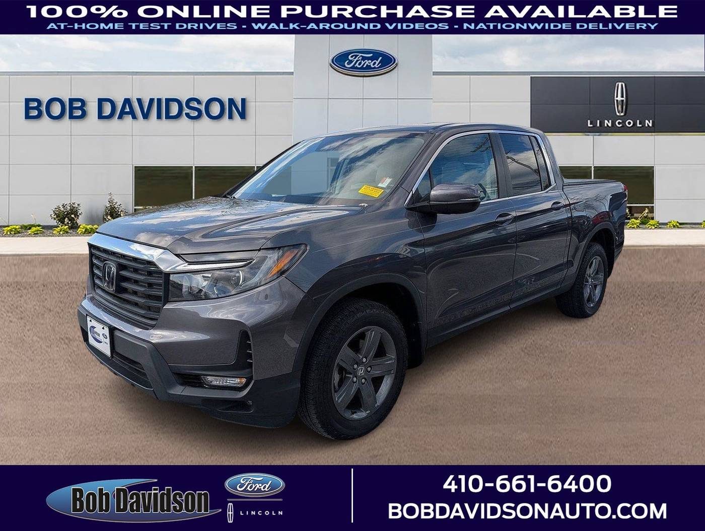 2021 Honda Ridgeline RTL — Pickup Truck — 28,743 mi — Baltimore, MD