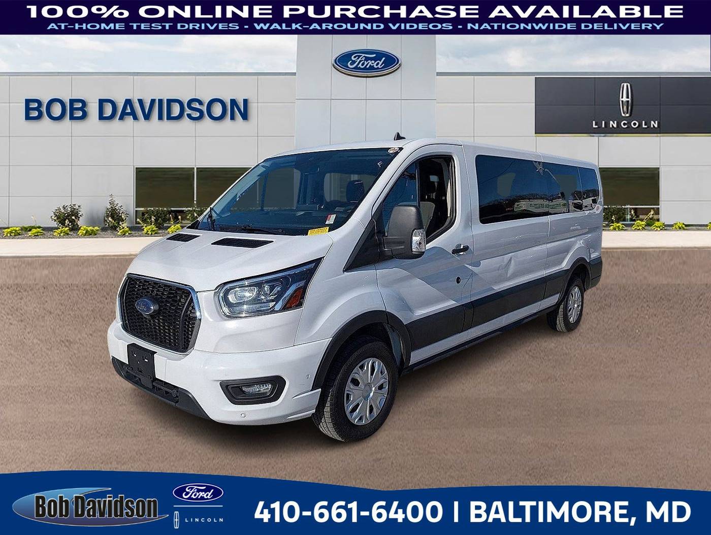 2023 Ford Transit Passenger Wagon T-350 XLT — Passenger Van — 59,271 mi — Baltimore, MD