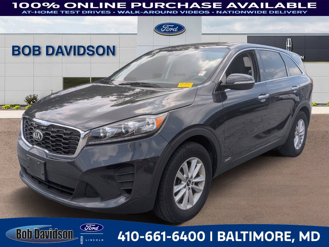 2019 Kia Sorento LX V6 — SUV — 80,791 mi — Baltimore, MD