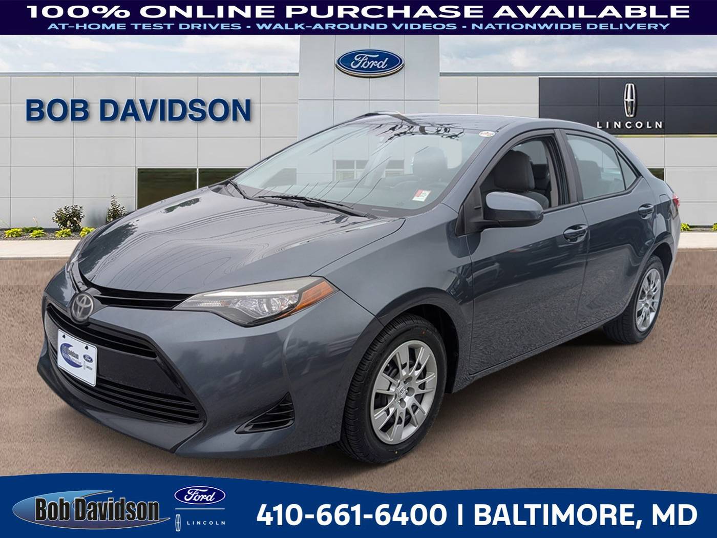 2017 Toyota Corolla L — Sedan — 96,569 mi — Baltimore, MD