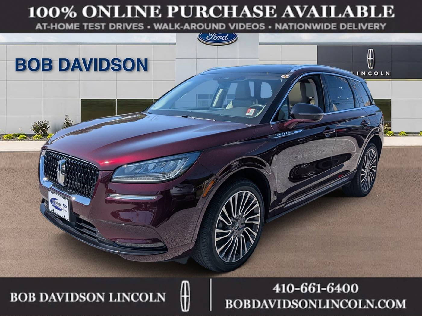 2021 Lincoln Corsair Reserve — SUV — 23,278 mi — Baltimore, MD