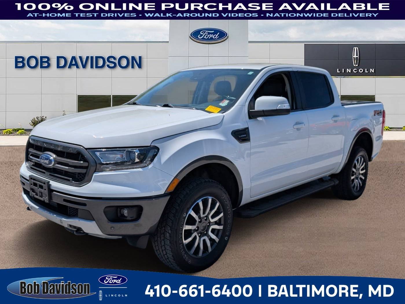 2020 Ford Ranger Lariat — Pickup Truck — 82,862 mi — Baltimore, MD