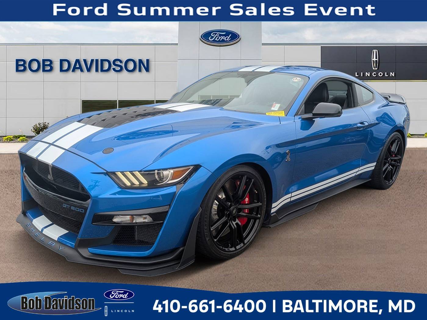 2021 Ford Mustang Shelby GT500 — Coupe — 11,663 mi — Baltimore, MD