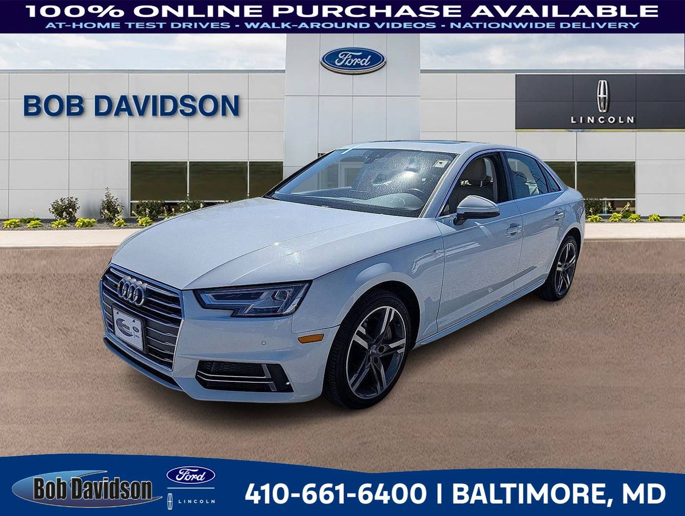 2018 Audi A4 Premium Plus — Sedan — 109,571 mi — Baltimore, MD