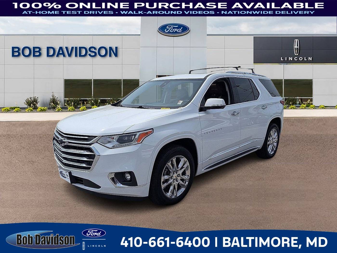 2019 Chevrolet Traverse High Country — SUV — 63,904 mi — Baltimore, MD
