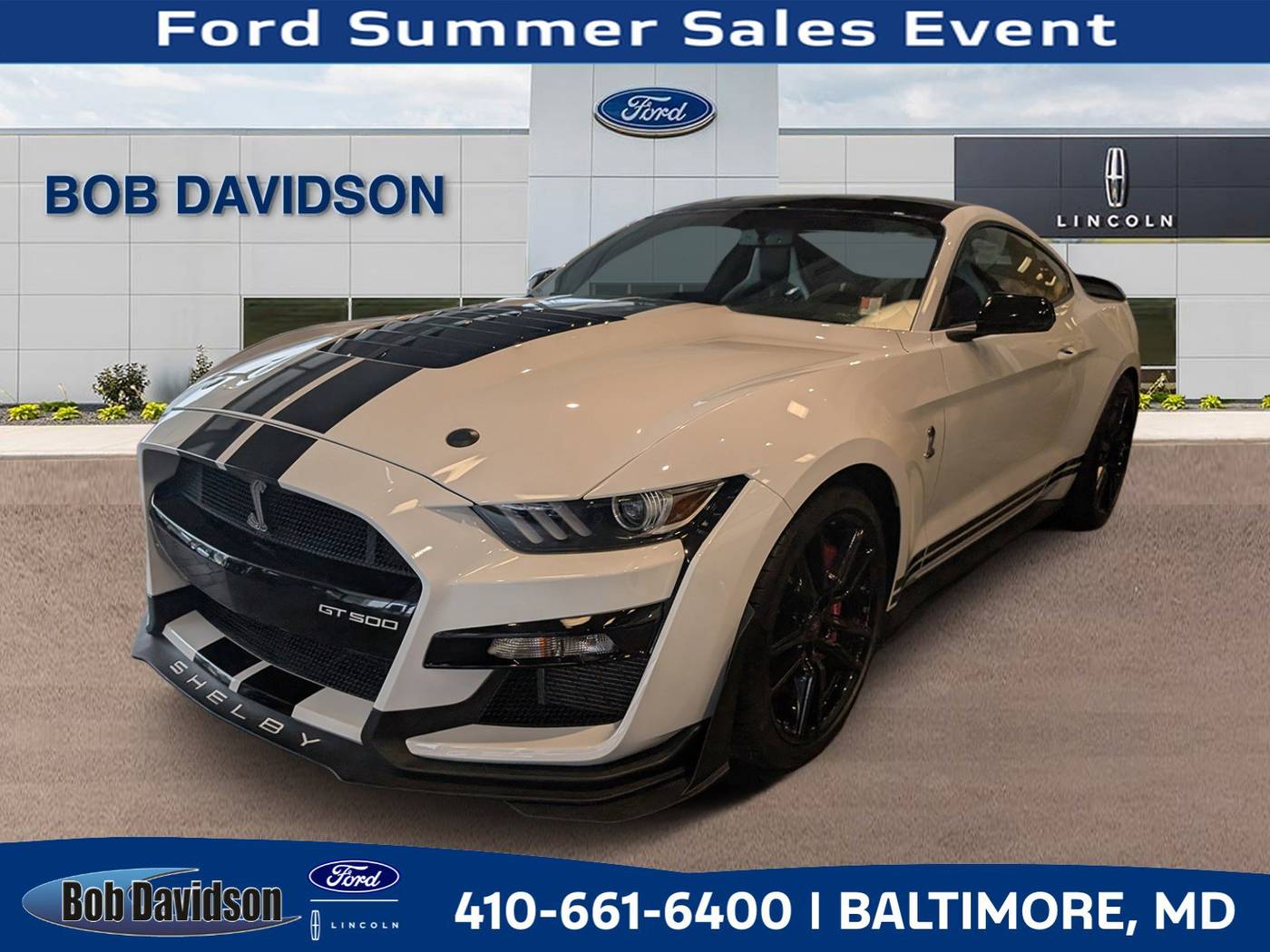 2020 Ford Mustang Shelby GT500 — Coupe — 8,600 mi — Baltimore, MD