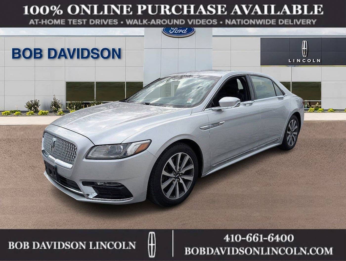 2018 Lincoln Continental Premiere — Sedan — 33,448 mi — Baltimore, MD