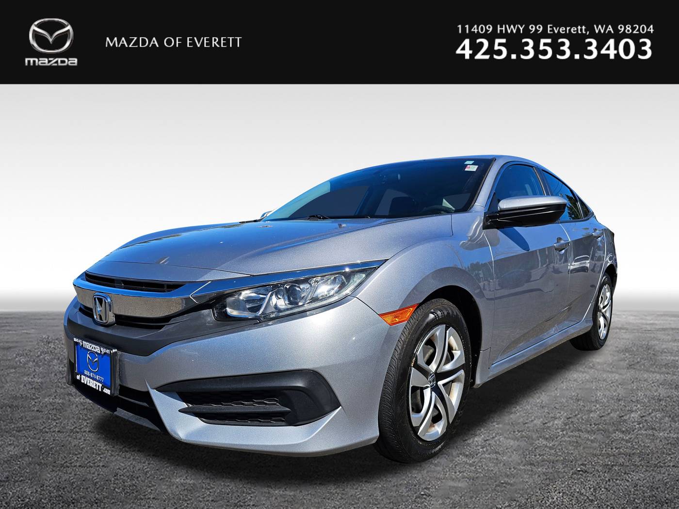 2016 Honda Civic LX — Sedan — 83,353 mi — Everett, WA