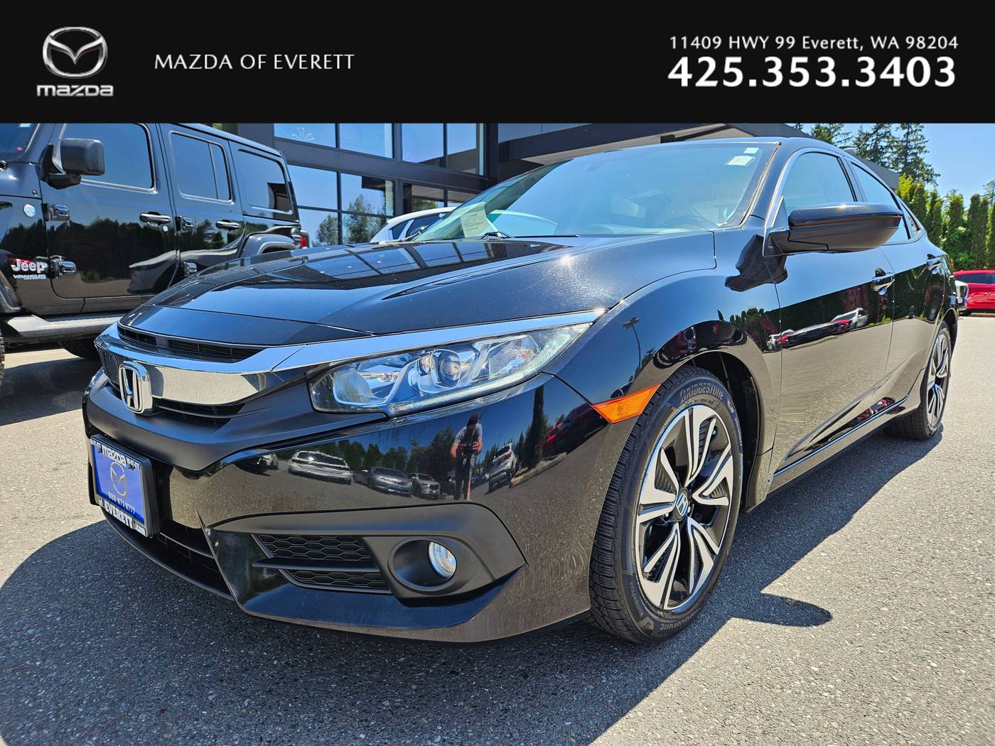 2017 Honda Civic EX-T — Sedan — 57,275 mi — Everett, WA
